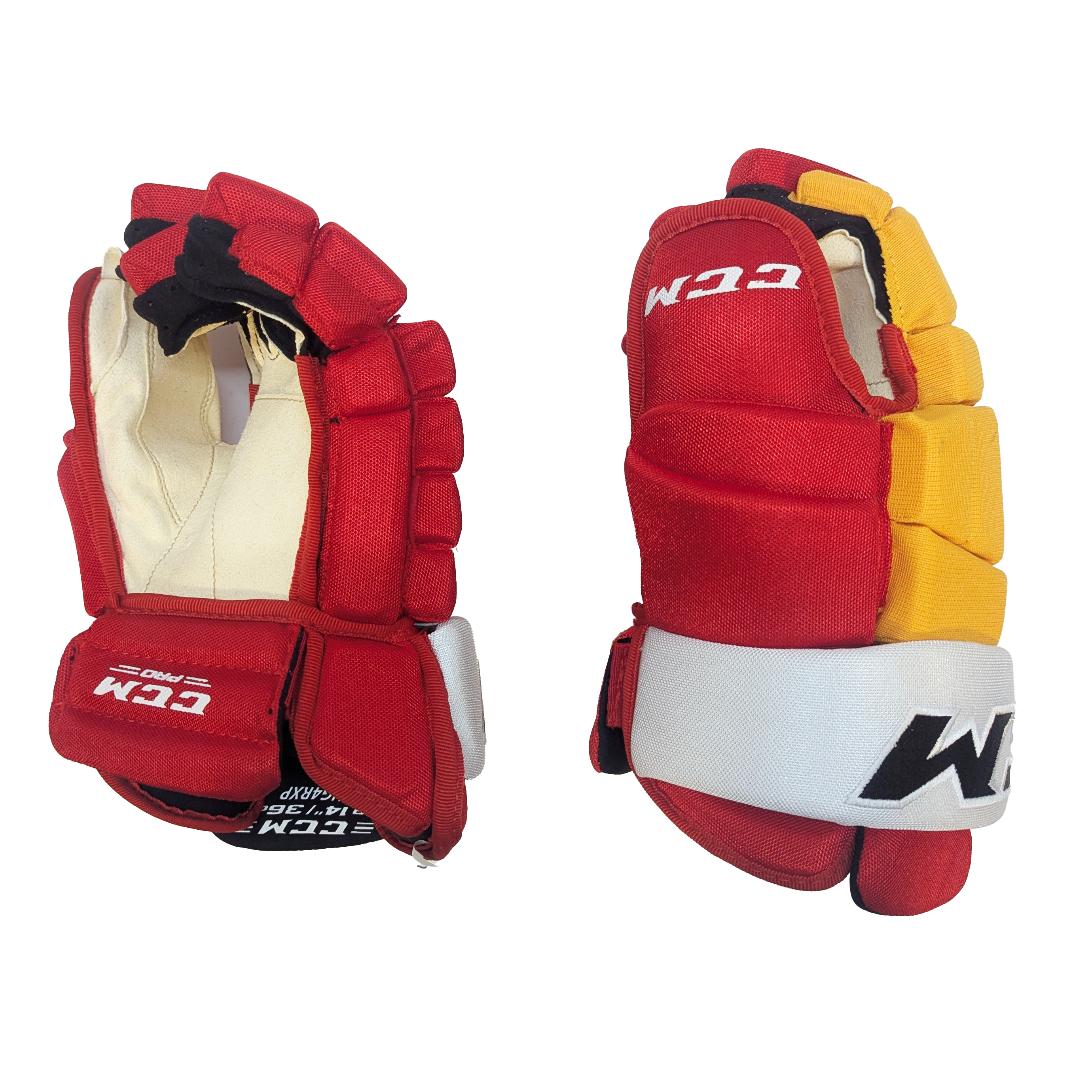 CCM HG4RPP - Gant NHL Pro Stock - Brad Richardson (Rouge/Blanc/Jaune)